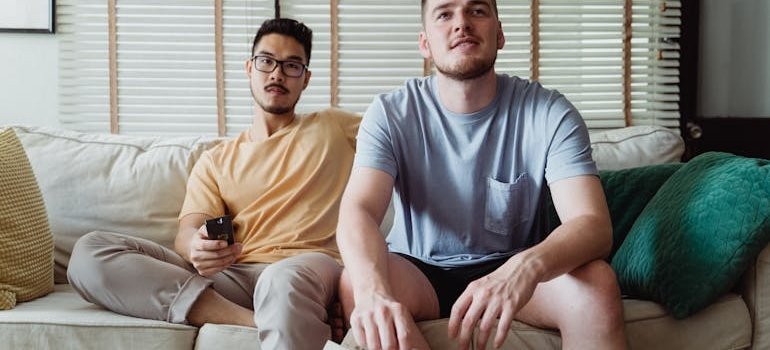 Two roommates thinking about sharing storage space in NYC