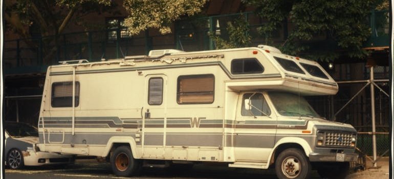 RV parked on the street