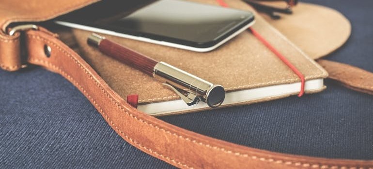 A bag with essentials