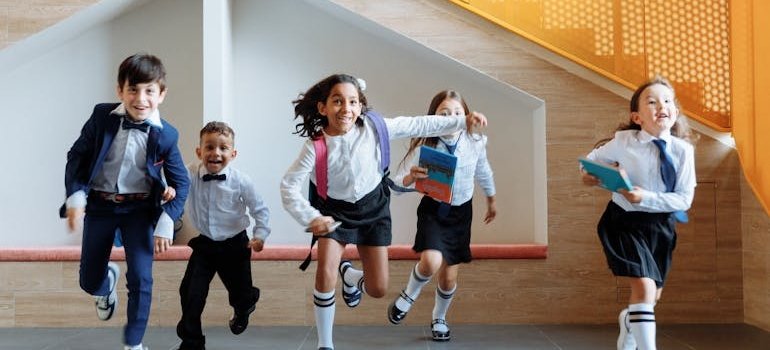 Kids in school