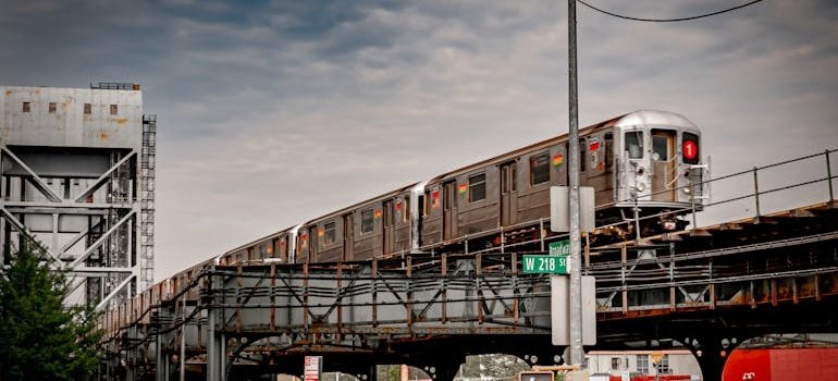 A train in NYC