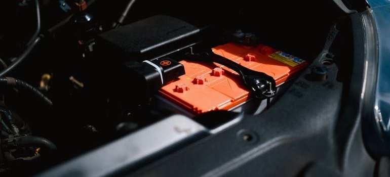 Battery in the car