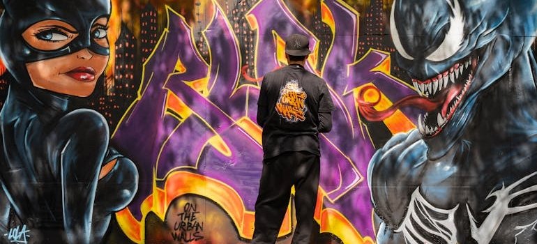 A person in one of the hidden gems in the Bronx