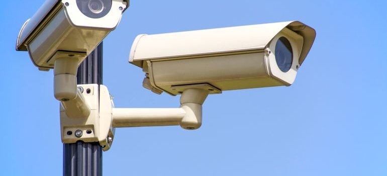 Security camera on the street