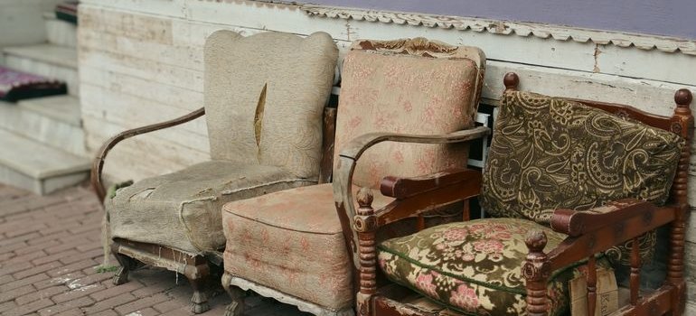 Wooden chairs