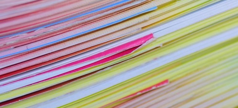 Documents on the table