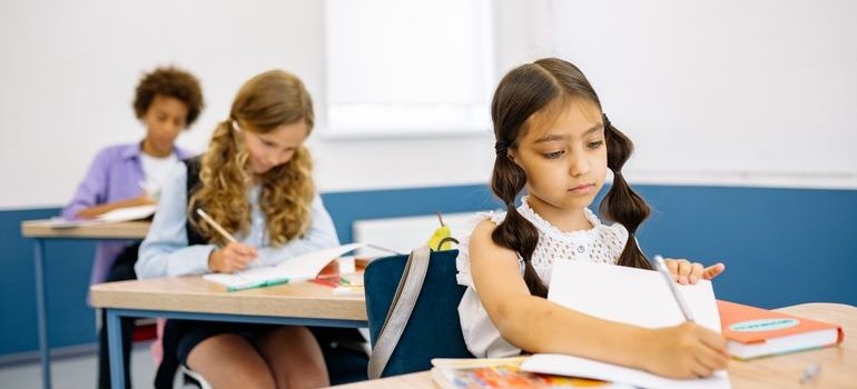 Kids in school