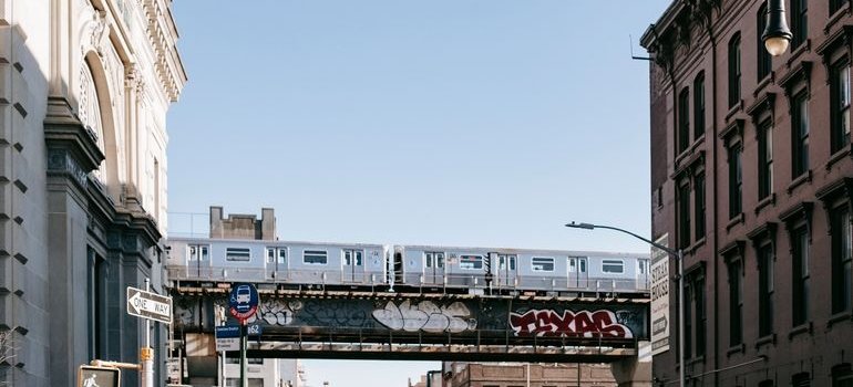 A train in NYC