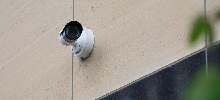 Security camera on the street