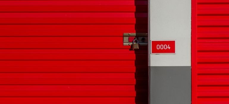 A red storage