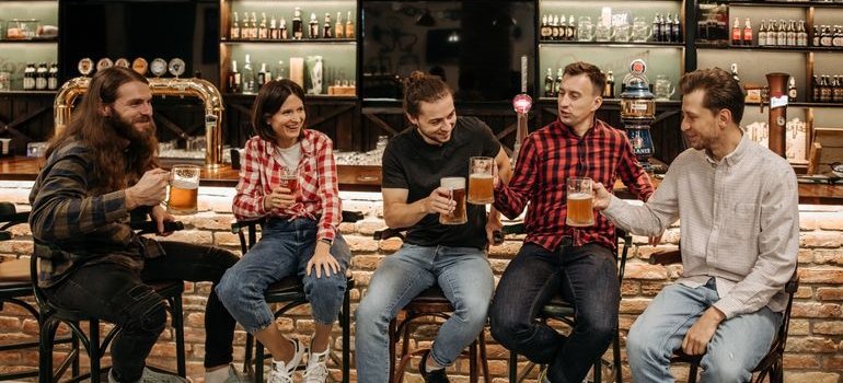 People in the bar