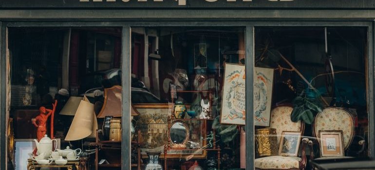 An antique furniture
